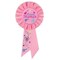 Beistle Set of 6 Pink Future Maman (Mom To Be) Rosette Ribbon 6.5”
